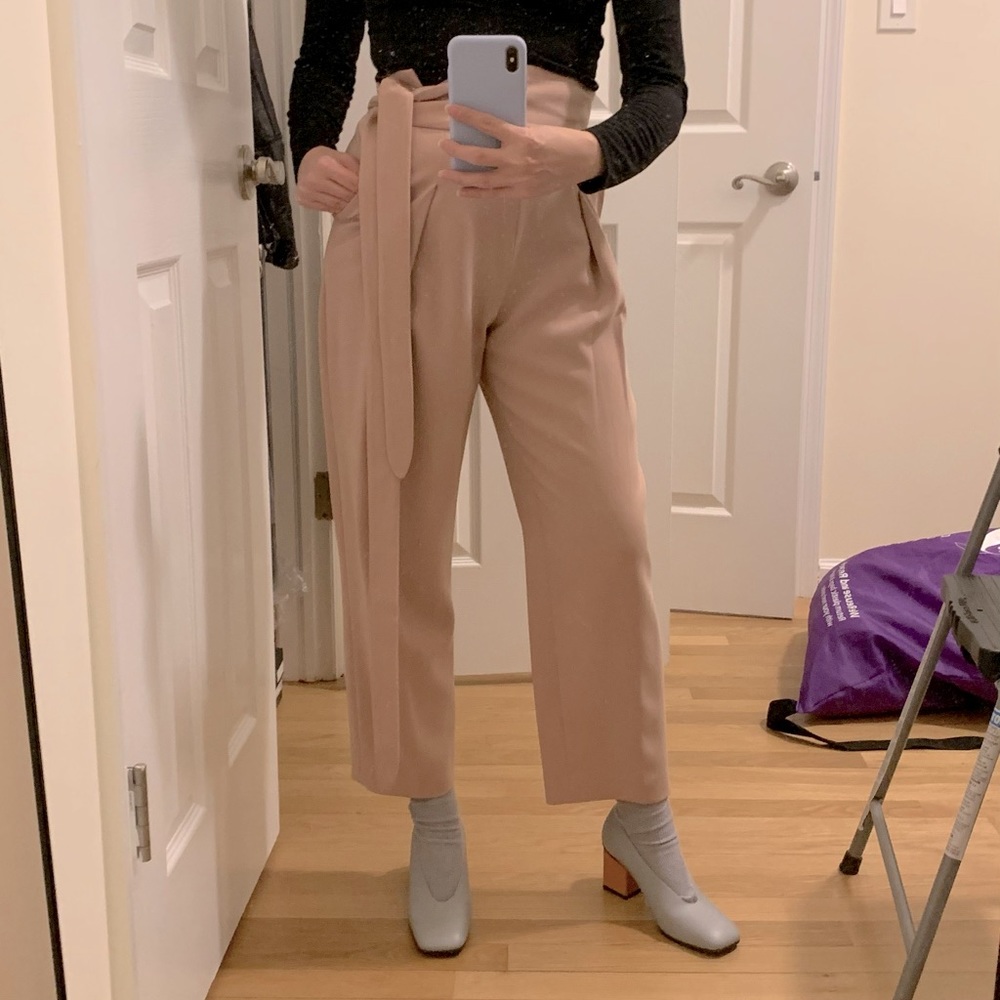 Wilfred wrap pants in dusty pink